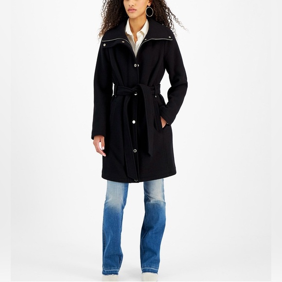 Michael Kors Wool-Blend Belted Coat – 
Size M – NWT - Picture 1 of 5